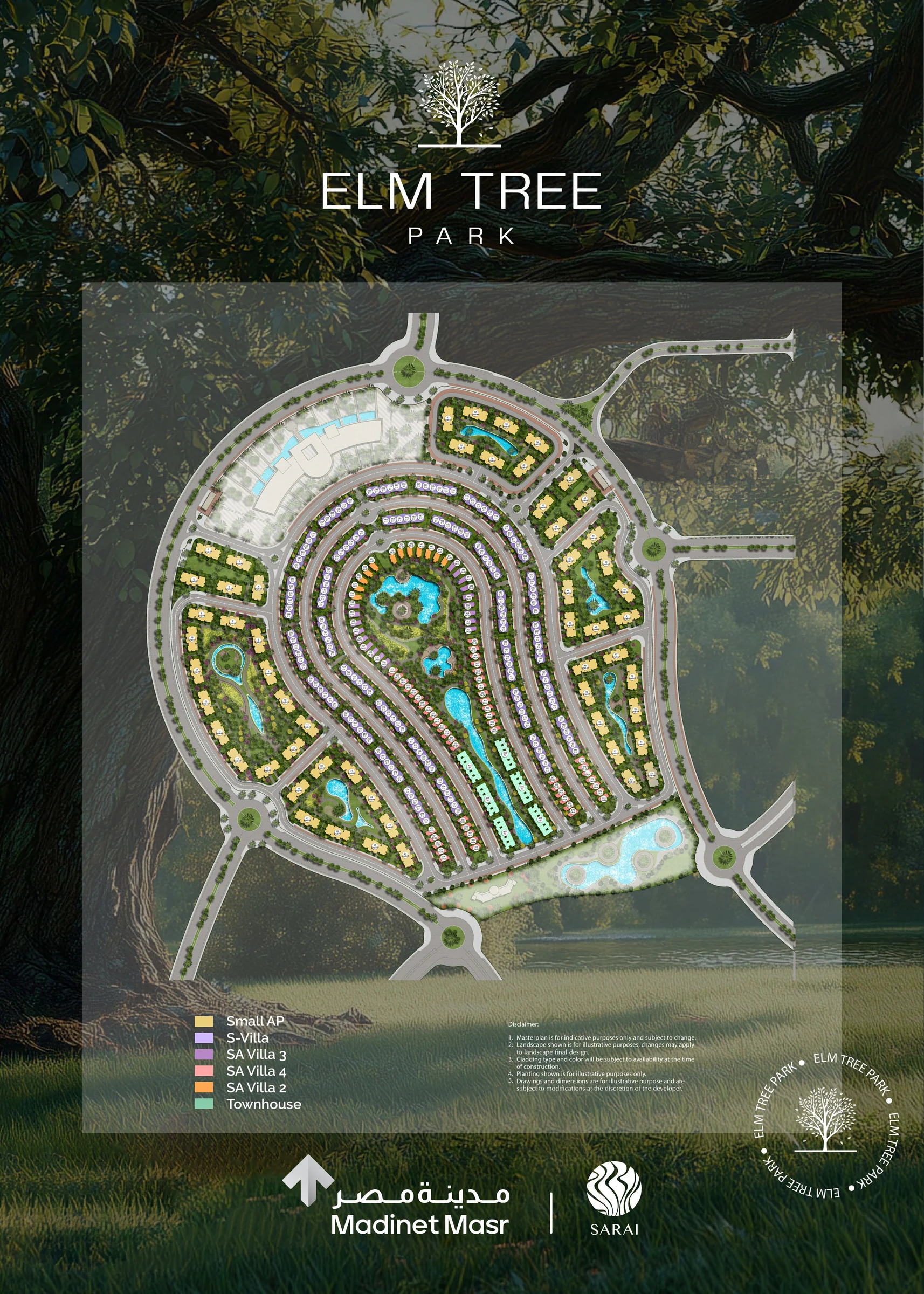 Elm Tree Park masterplan at Sarai