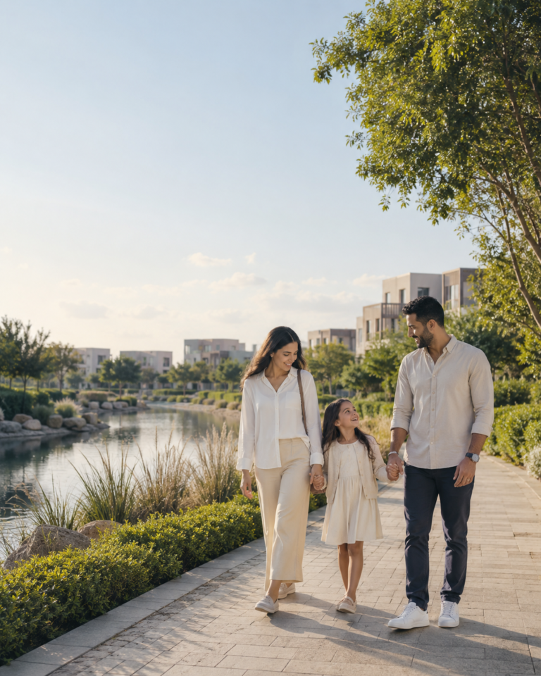 Family lagoon lifestyle - lifestyle visualization