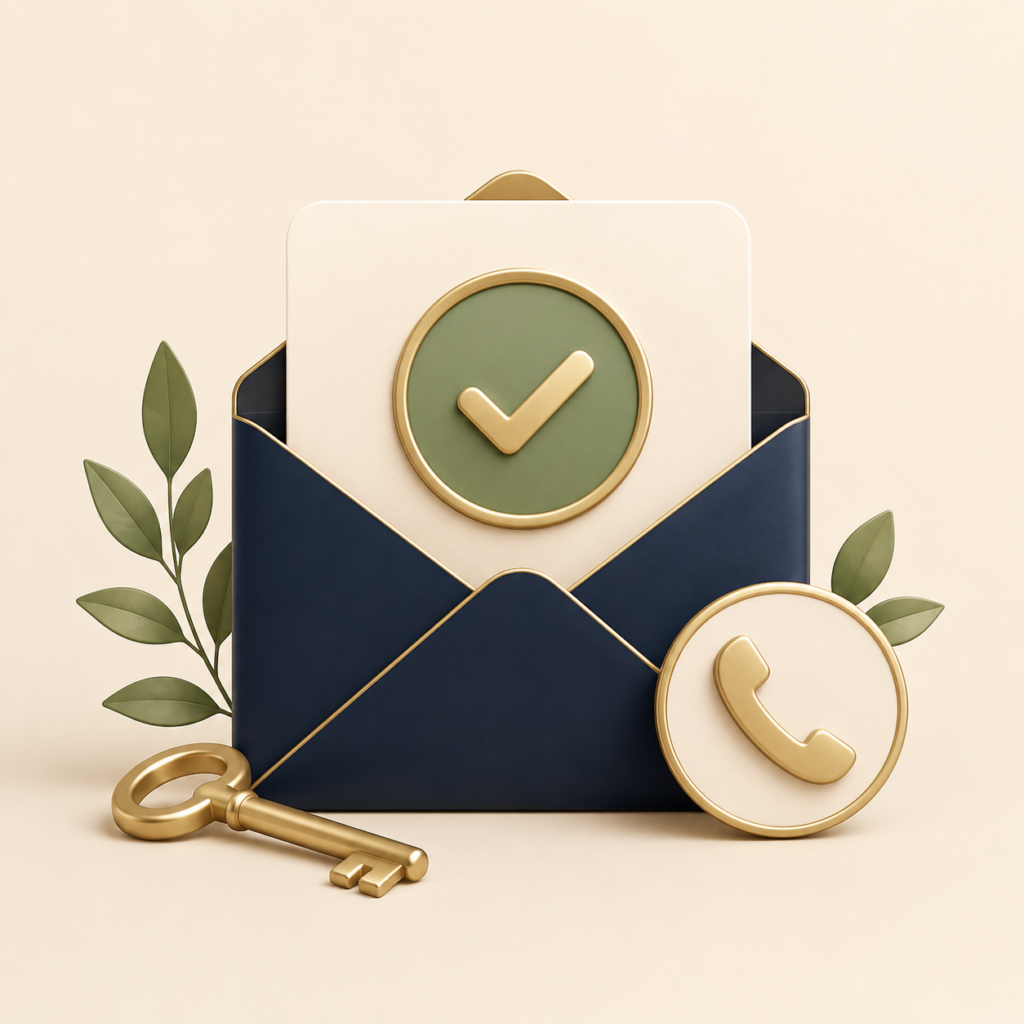 Successful property inquiry with advisor callback - lifestyle visualization
