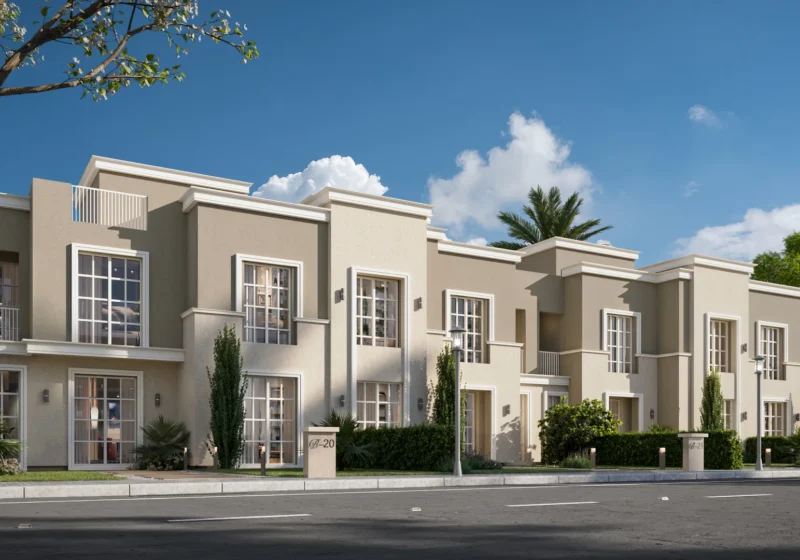 الواجهة الأمامية لوحدة S-Villa في ذا باترفلاي