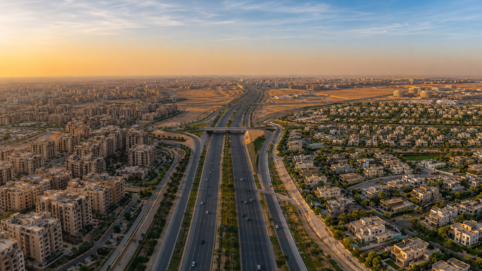 New Cairo vs Mostakbal City - lifestyle visualization