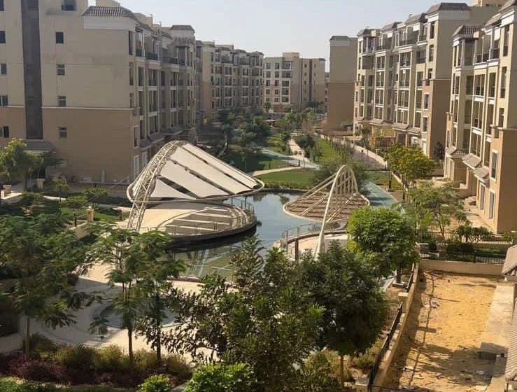 Sarai residential courtyard and water feature