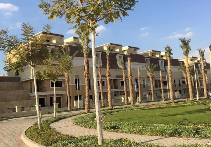 Completed villa community at Sarai