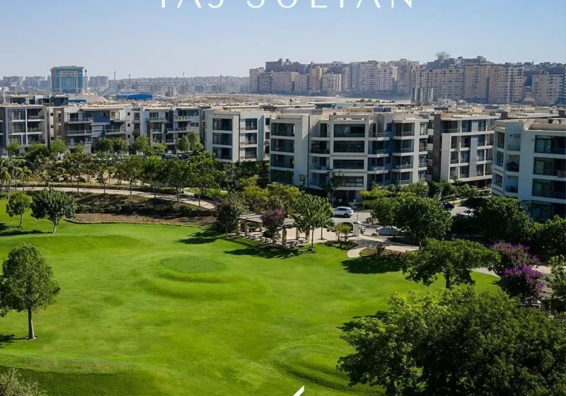 Golf landscape and completed residences at Taj City