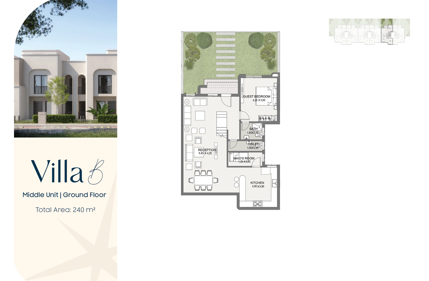 مخطط S-Villa B وسط بمساحة 240 مترًا في تلالة